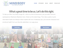 Tablet Screenshot of mindyourbody.tv